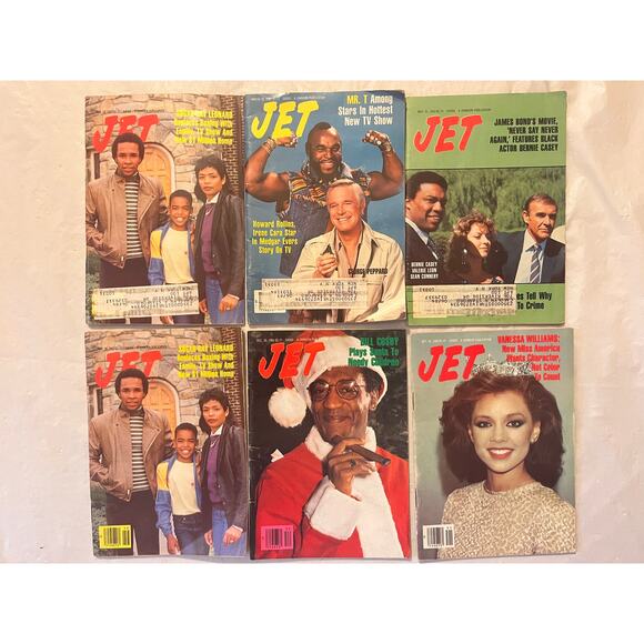 Vintage Jet Magazines Lot (34) 1983 Michael Jackson Rick James Barry White Cosby - Picture 5 of 12